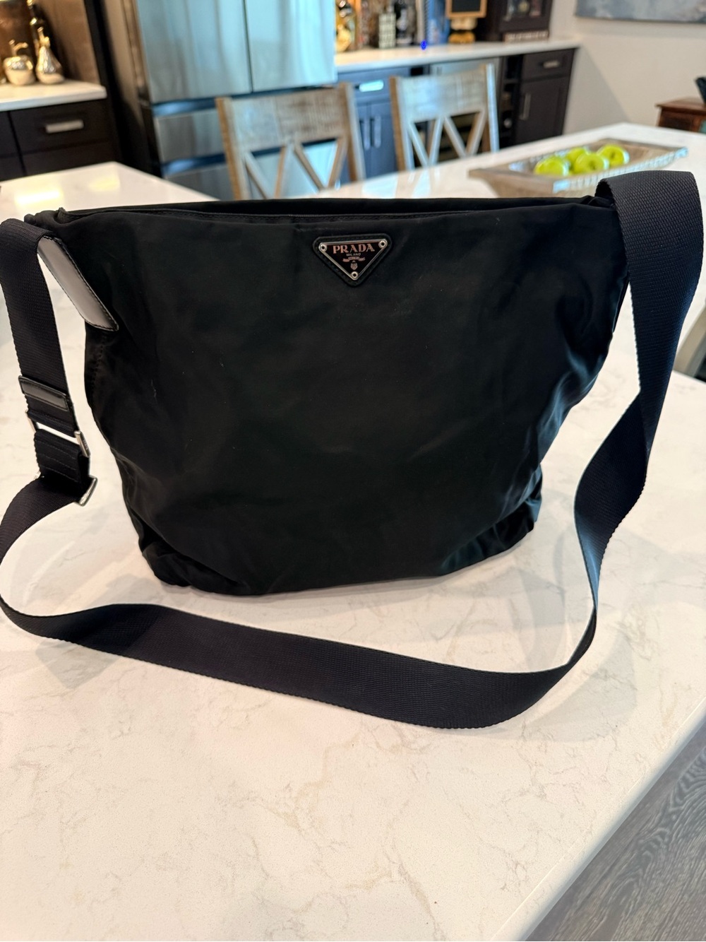 Prada Black Nylon Shoulder Bag - Like New!